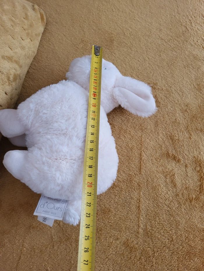 Peluche lapidoux blanc - photo numéro 4