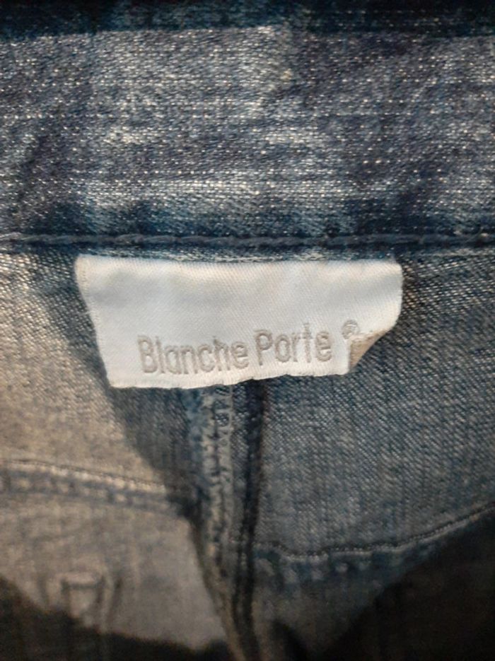 Jean large Blanche porte - photo numéro 3