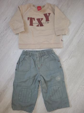 Ensemble pull + pantalon garçon 6 mois