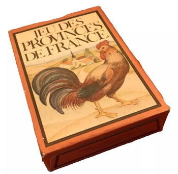 Jeu de 54 cartes à jouer (scellé) Jeu des Provinces de France