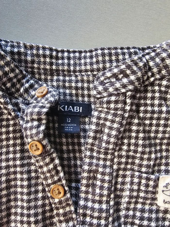 Chemise à carreau kiabi - photo numéro 3
