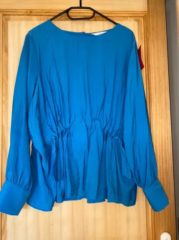 Blouse bleu