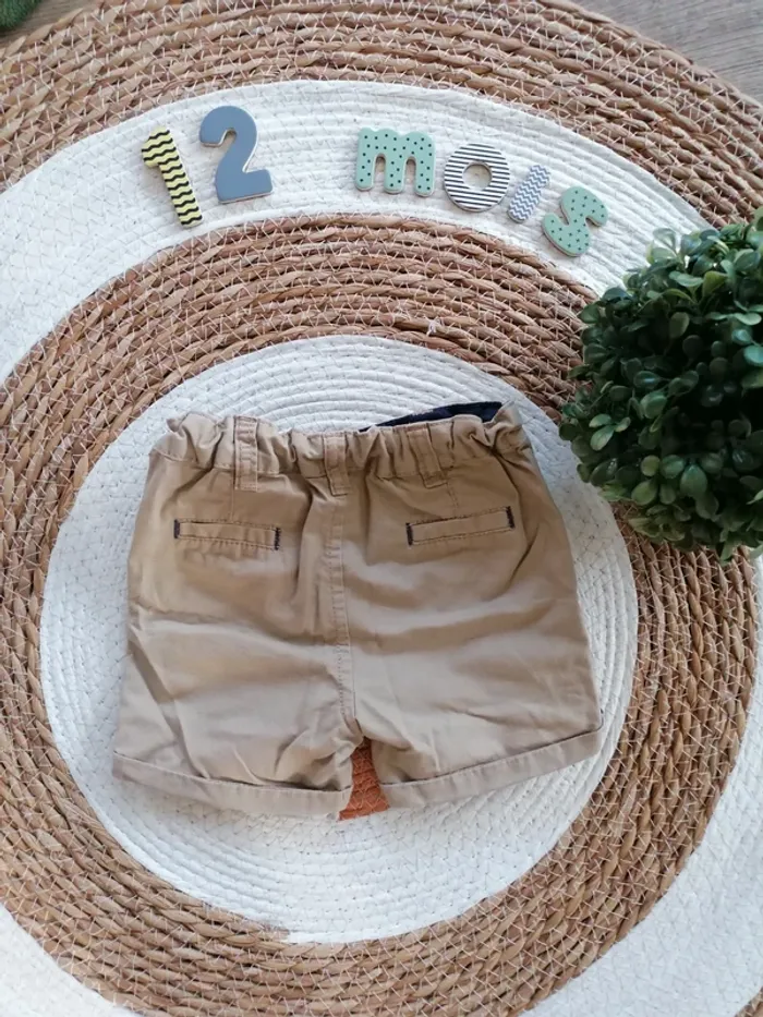 Short beige - Kiabi - 12 mois - photo numéro 3