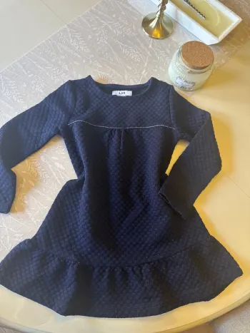 Robe bleu marine la halle 4 ans