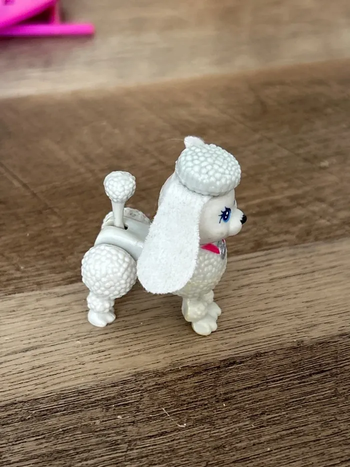Littlest Pet Shop vintage – Caniche blanc & Chat gris 1993 Kenner - photo numéro 2