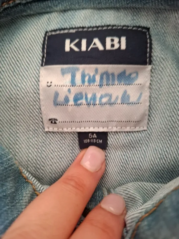 Veste en jeans Kiabi 🥨 - photo numéro 3