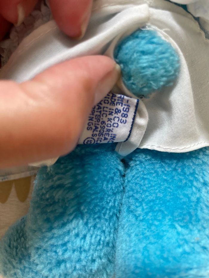 Peluche Schtroumpfette vintage 1983 - photo numéro 9