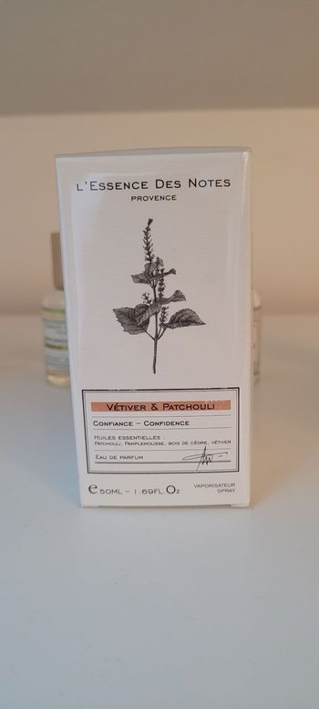 L'essence des notes - Vétiver et Patchouli - 50ml