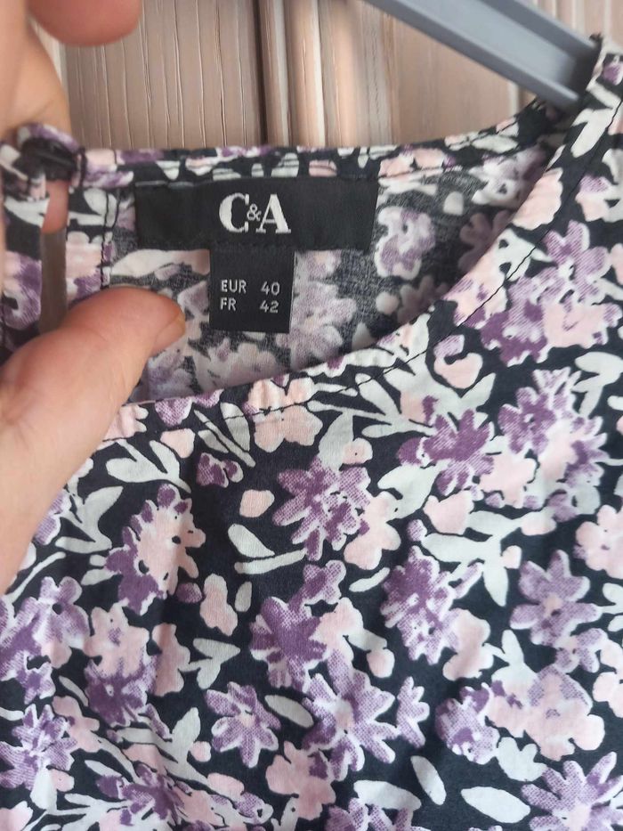 Blouse à fleurs C&A T42 - photo numéro 5