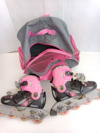 Rollers oxelo ajustable 34-35-36 + sac de transport