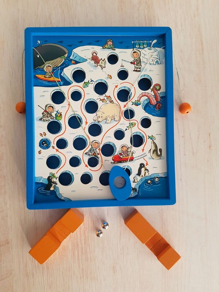 Zigzag sur la banquise jeu d'adresse en bois Fnac éveil et jeux - photo numéro 6
