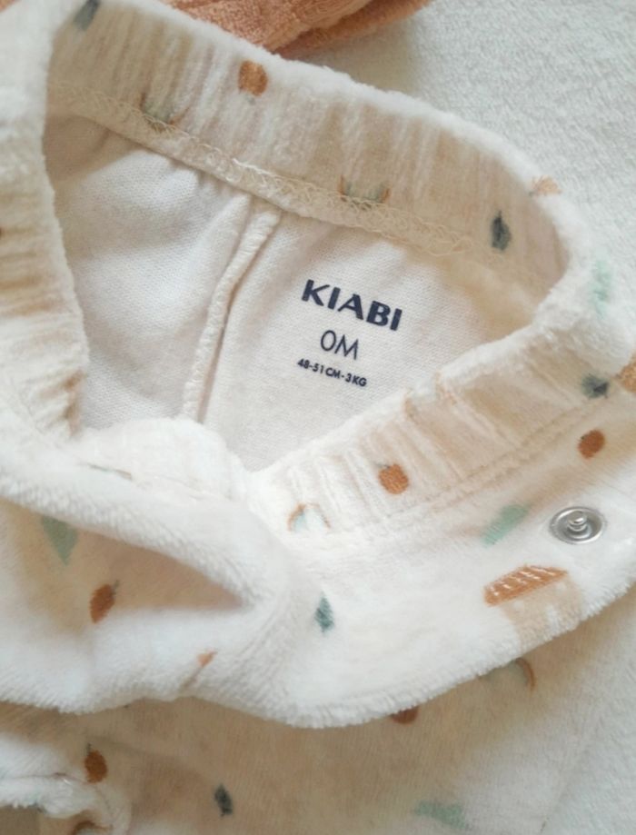 Pyjama velours garçon  0 mois Kiabi - photo numéro 4