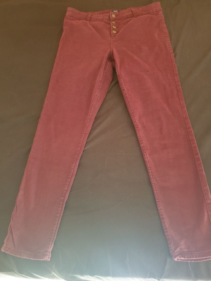 Jeans violet femme
