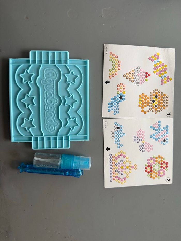 Coffret Initiation Aquabeads avec perles qui collent à l’eau - photo numéro 4