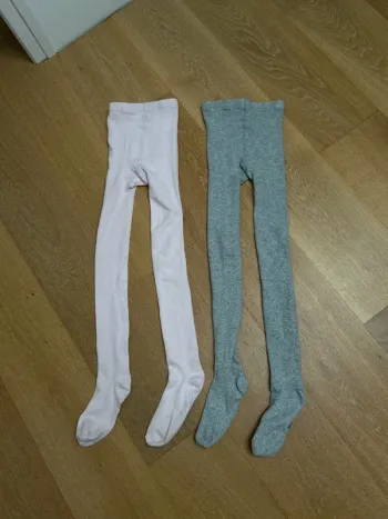 Lot de deux collant fille 10-12 ans