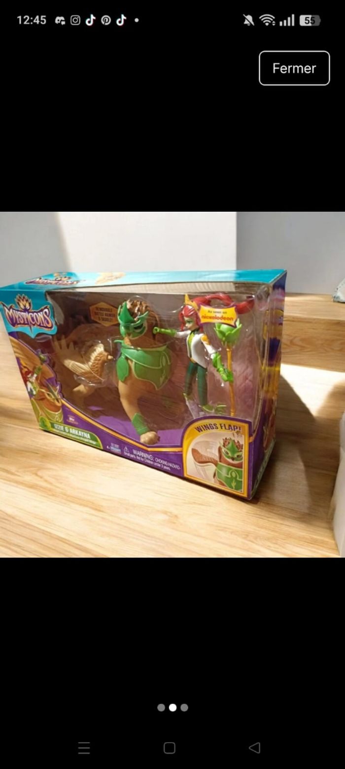 Mysticon Griffin Izzie avec poupée ArKayn - photo numéro 2