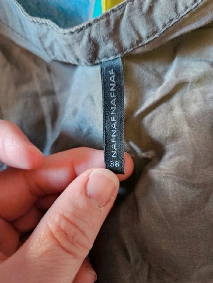 Robe d'été sans manche kaki Naf Naf taille 38 - photo numéro 11