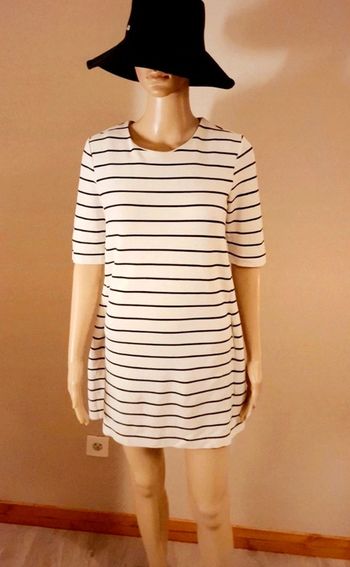 T.S-36 > Robe marinière H&M noir et blanc