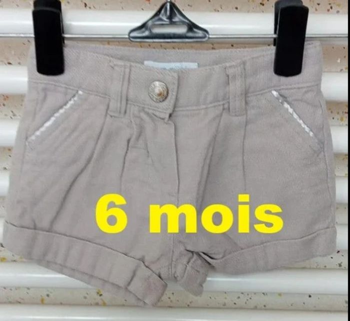 Short beige Obaïbi Taille 6 mois