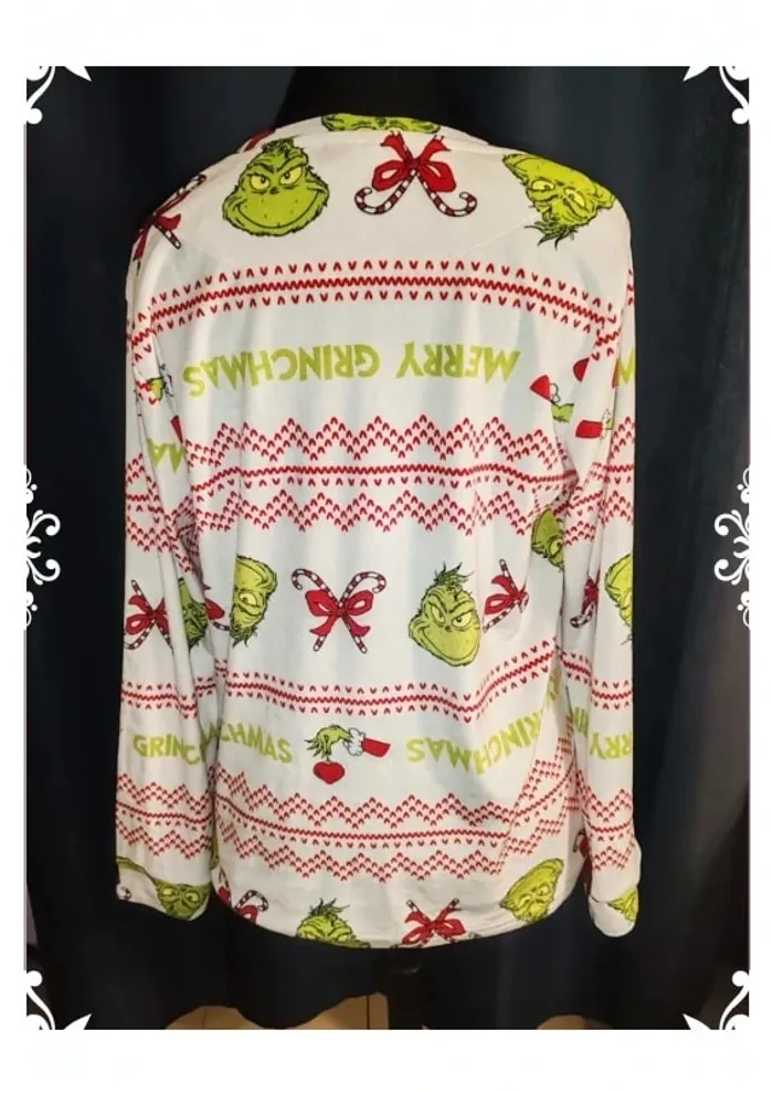 Pull pyjama le grinch - photo numéro 2