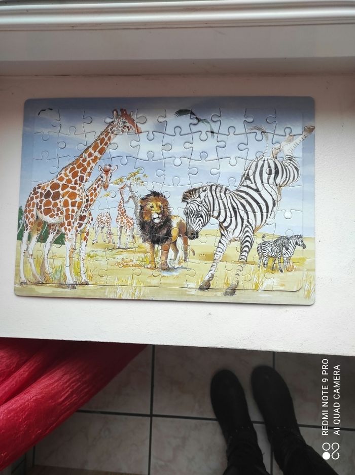 Puzzle animaux sauvages