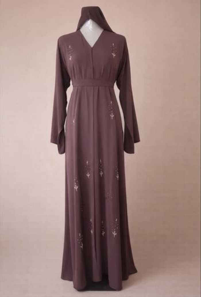 Abaya Dubai bleue avec châle assorti – neuve ✨ - photo numéro 7