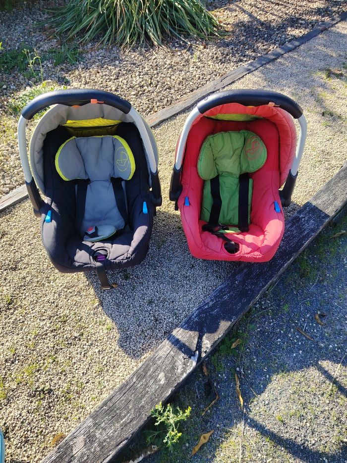 Poussette double Jane Twin Two et deux cosy - photo numéro 3