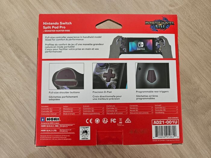 Hori Split Pad Pro Monster Hunter pour Nintendo Switch - photo numéro 5