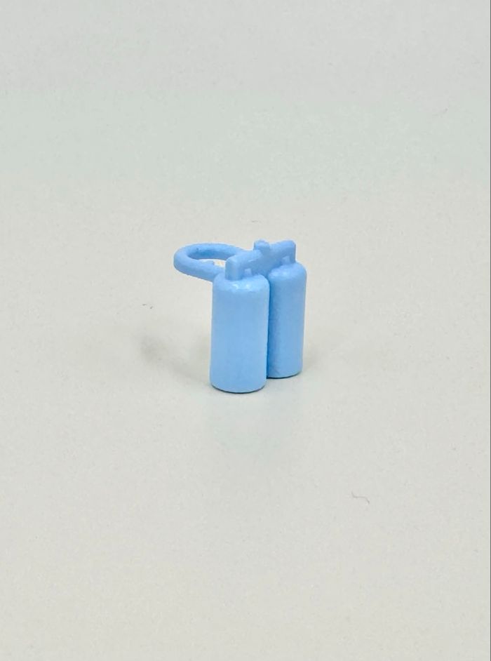 Lego Accessoires City / Space : Bonbonnes d’Oxygène Bleu ciel - NEUF - photo numéro 3