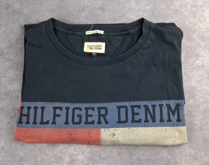 T-shirt Hilfiger Denim - Logo Vintage Flag - Taille M - photo numéro 10