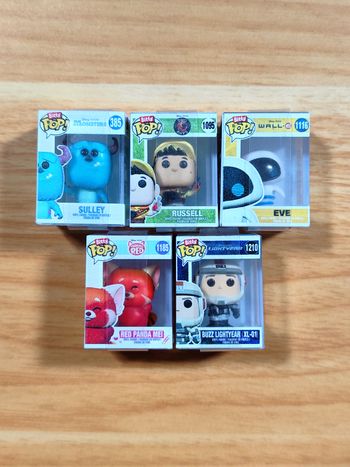 Lot de 5 Bitty Pop! Disney Pixar - Collection Premium