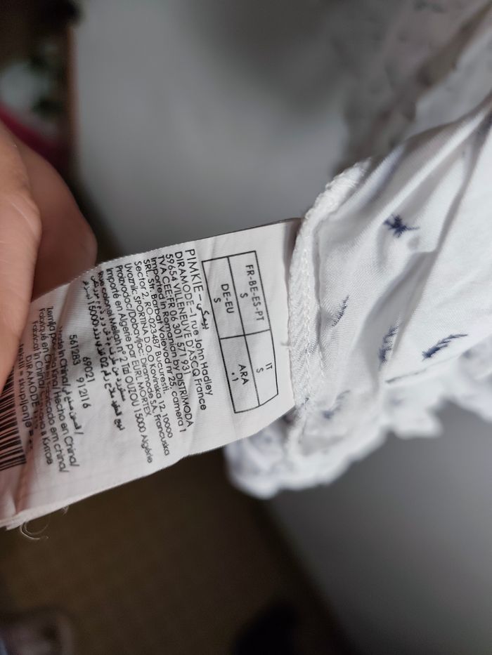 Chemise blanche imprimée plumes – Taille S – Pimkie - photo numéro 3