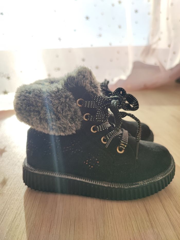 Bottines lacets fourrée - photo numéro 5