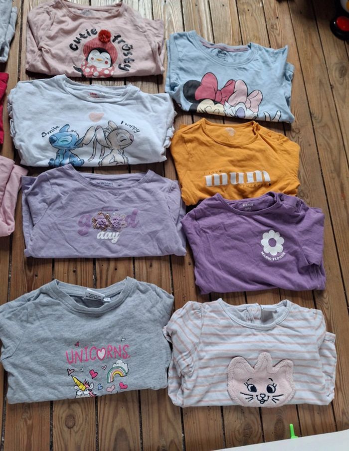 Lot de 16 tshirt manche longue taille 3 ans - photo numéro 3