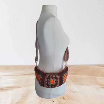 Pochette banane en bandoulière Entièrement doublé 

