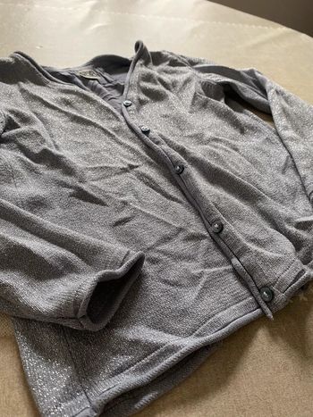 Veste grise paillettes