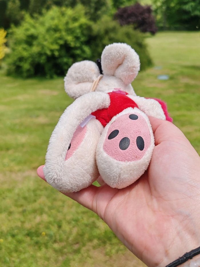 Peluche a accrocher Diddl - coeur rouge - photo numéro 5