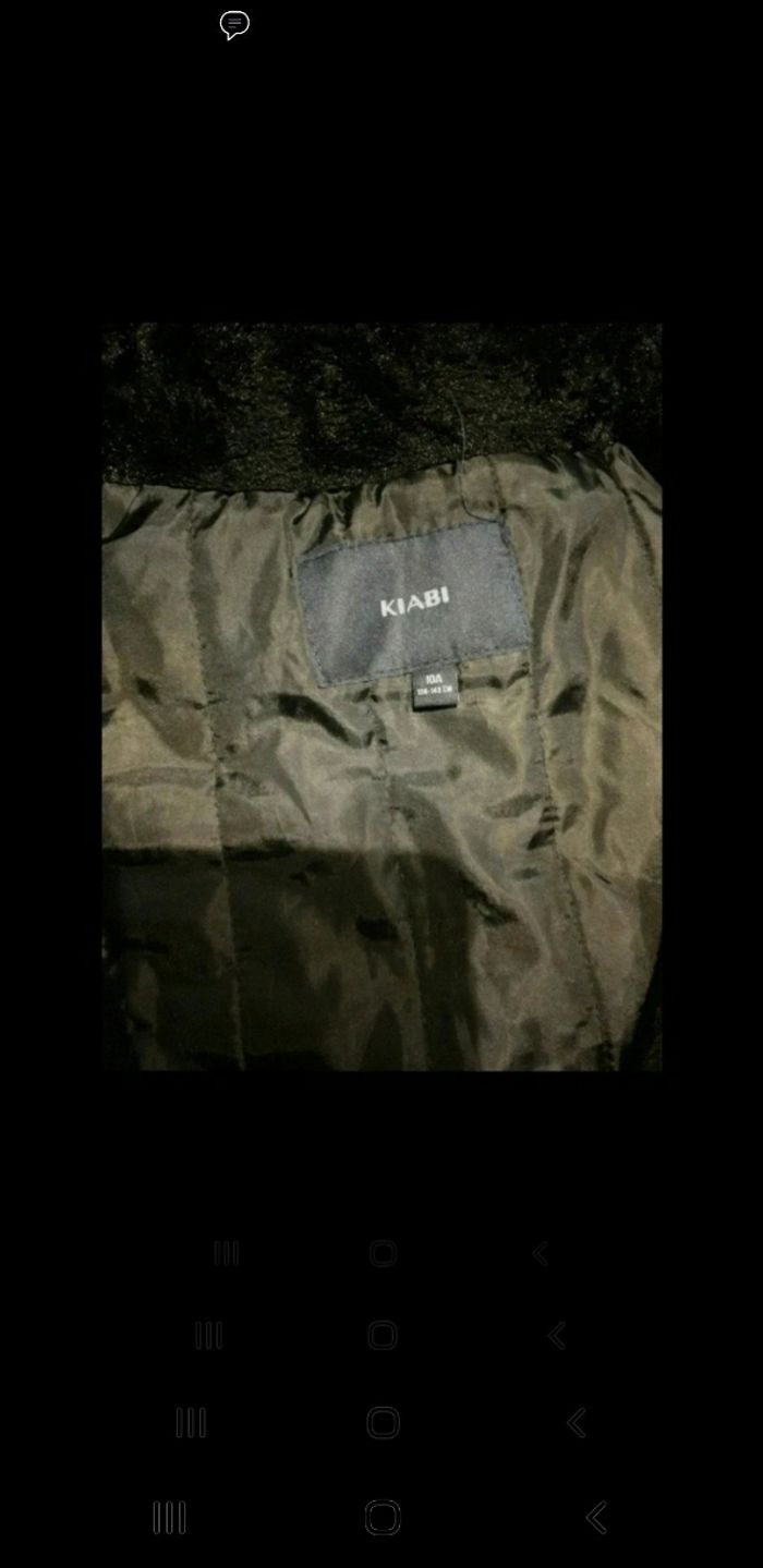 Manteau hiver fille Kiabi 10 ans - photo numéro 3