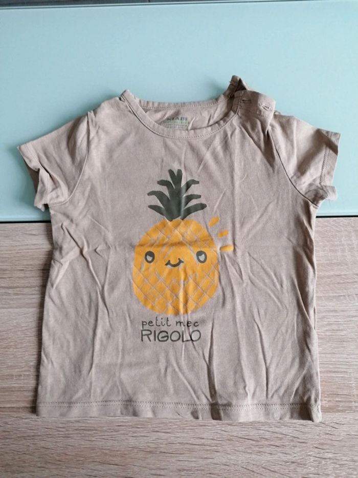 T-shirts courte manche 12mois 18mois