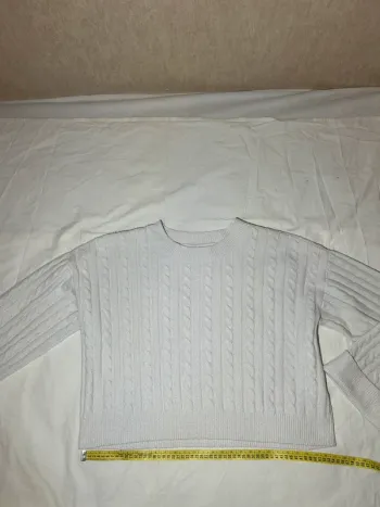 Pull blanc hollister