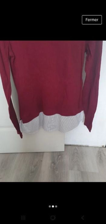 Pull bordeaux