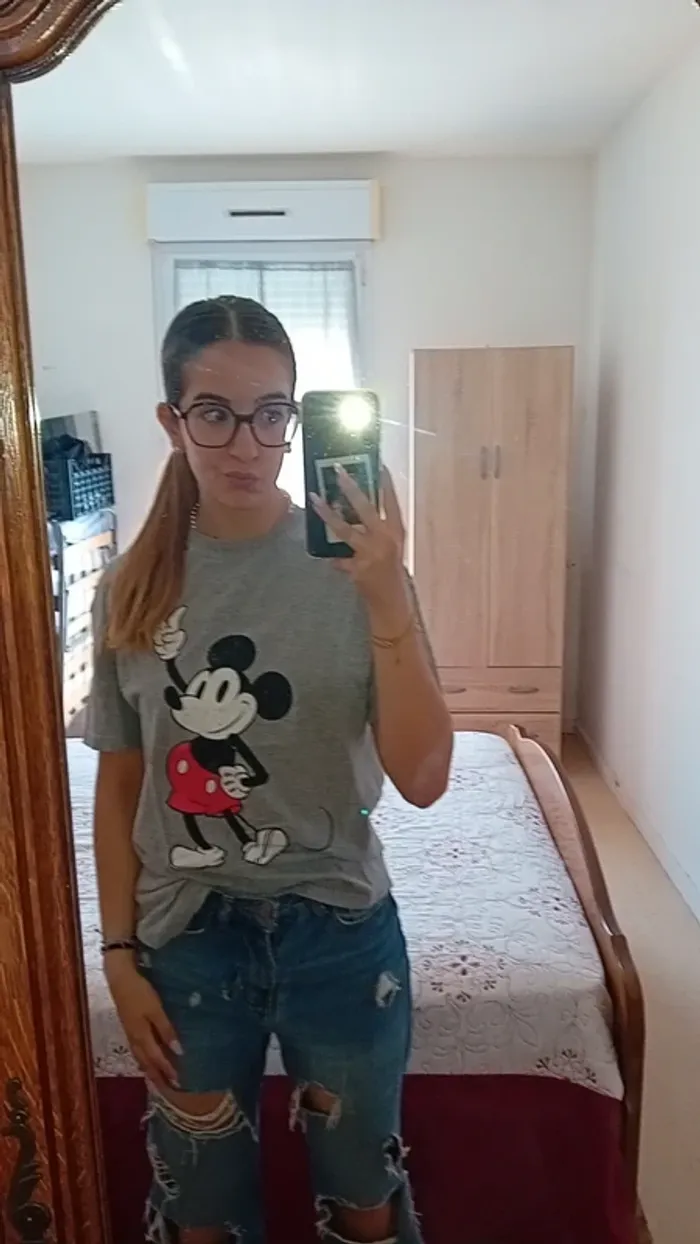 T-shiry Mickey femme