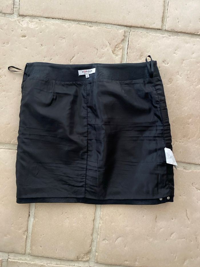 Jupe Cuir synthétique Morgan très peu portée - photo numéro 7