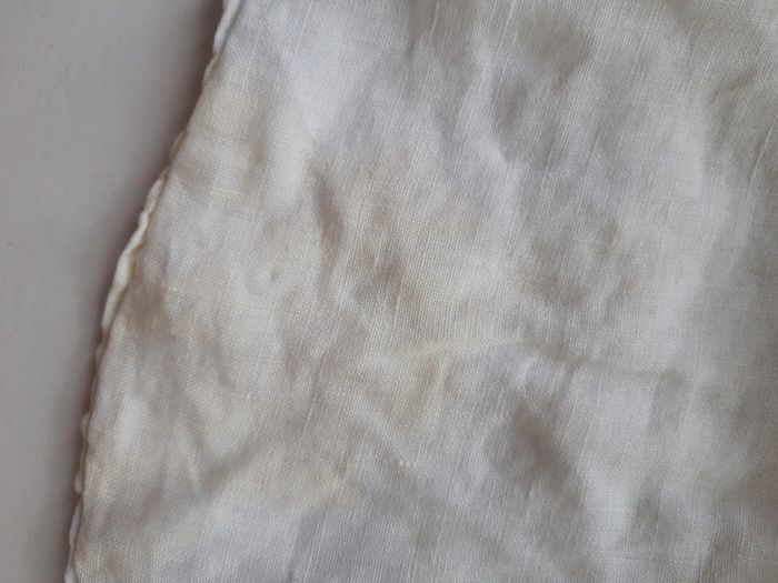 Chemise Bout'chou blanche manche courte 100% lin, bébé 6 mois 67 cm - photo numéro 4