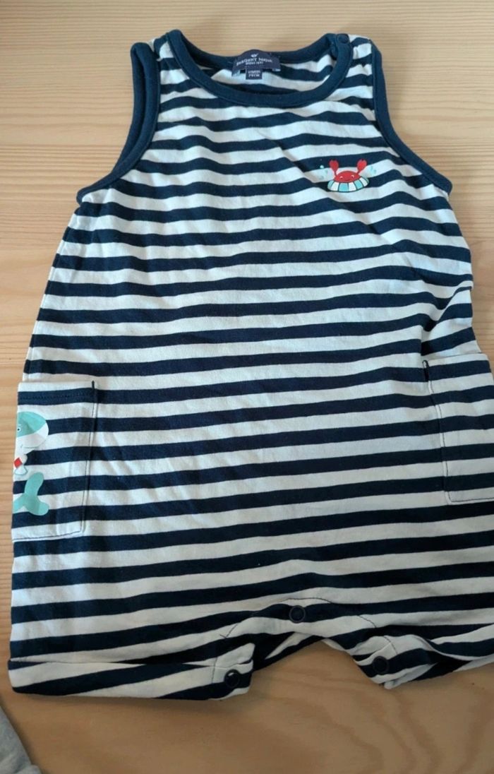 Lot ete 4 salopettes + short sergent major 24 mois - photo numéro 3