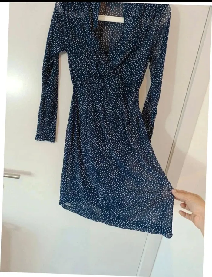💙 Robe fluide à pois MEXX XS avec fond de robe inclus 💙 - photo numéro 7