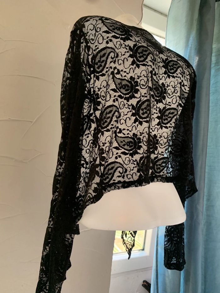 Veste Comme une femme dentelle noire taille 38 - photo numéro 8