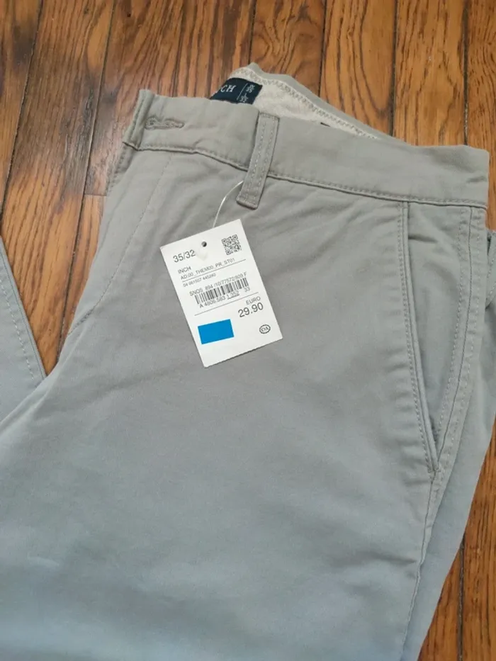 Pantalon jeans gris - photo numéro 2