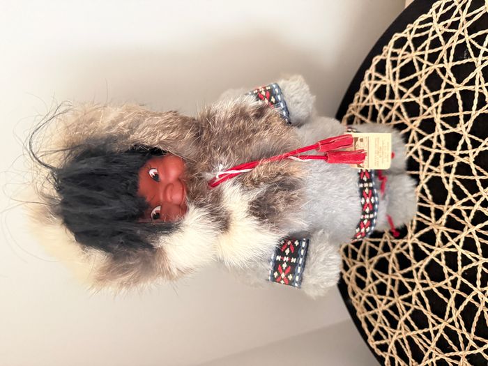 Poupée esquimaude ancienne ART INDIEN années 60