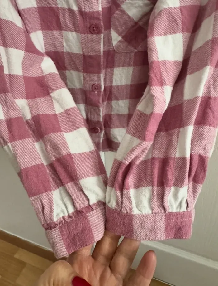 Joli chemisier à carreaux Primark 5/6 ans TBE - photo numéro 4